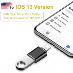 Wholesale iOS OTG USB Adapter, Male to Female USB OTG Extension Cable Compatible iOS 9.2 to 13, Support USB Flash Drive Mouse MIDI Keyboard Electric Piano Drum Microphone Audio Interface Camera 6 Inch (Black)